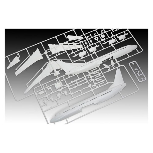 Подарункові набори Збірна модель-копія Revell набір Літак Boeing 737-800 "Turkish Airlines", рів 4, м: 1:144