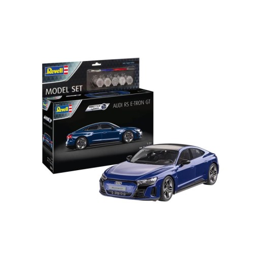 Подарункові набори Збірна модель-копія Revell набір Автомобіль Audi e-tron GT рівень 2 масштаб 1:24