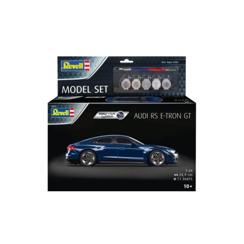 Подарункові набори Збірна модель-копія Revell набір Автомобіль Audi e-tron GT рівень 2 масштаб 1:24