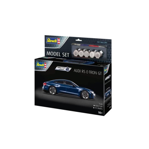 Подарункові набори Збірна модель-копія Revell набір Автомобіль Audi e-tron GT рівень 2 масштаб 1:24