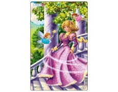 Пазл рамка-вкладиш LARSEN Принцеса в рожевому