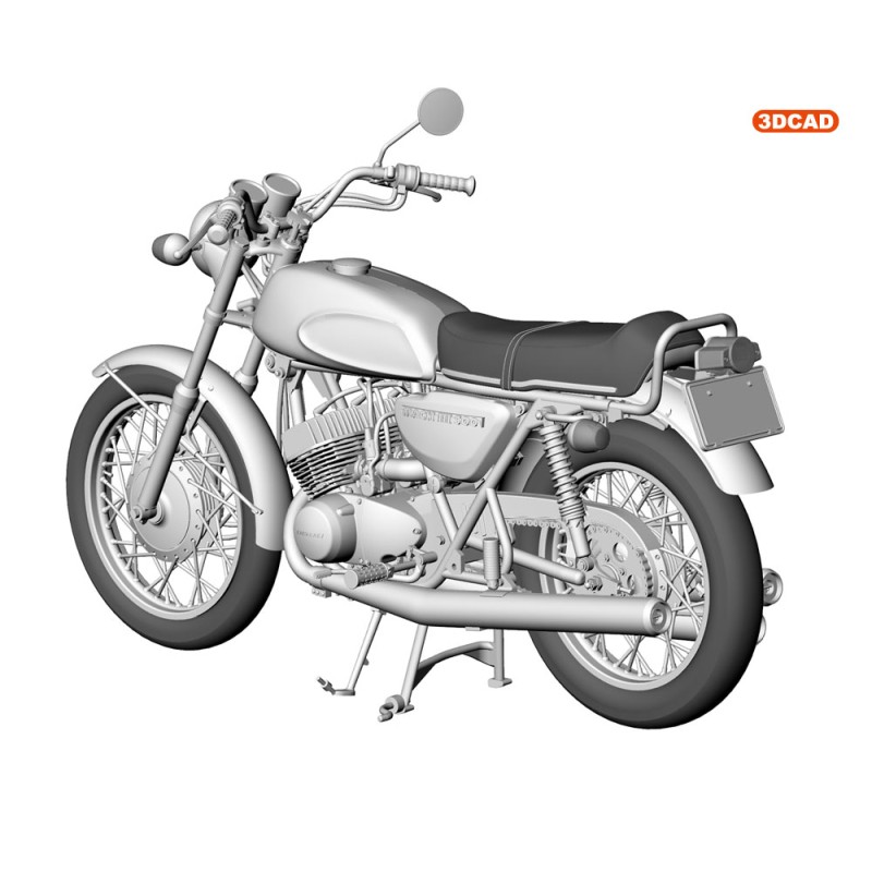 Збірна модель мотоцикл – Kawasaki 500-SS/MACH III – Hasegawa 21510
