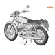 Збірна модель мотоцикл – Kawasaki 500-SS/MACH III – Hasegawa 21510