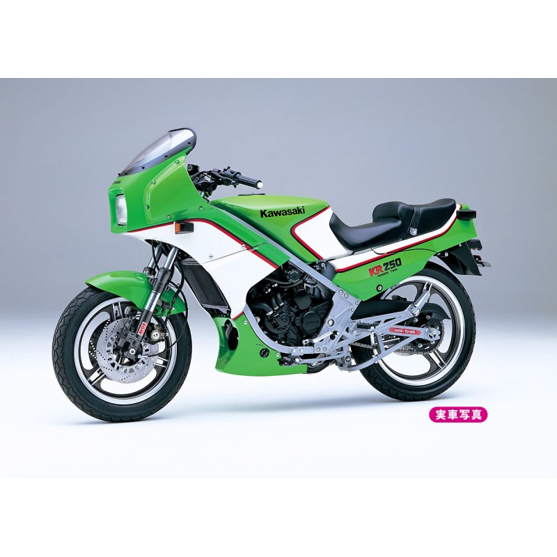 Збірна модель мотоцикл – Kawasaki KR250 (KR250A) – Hasegawa 21512