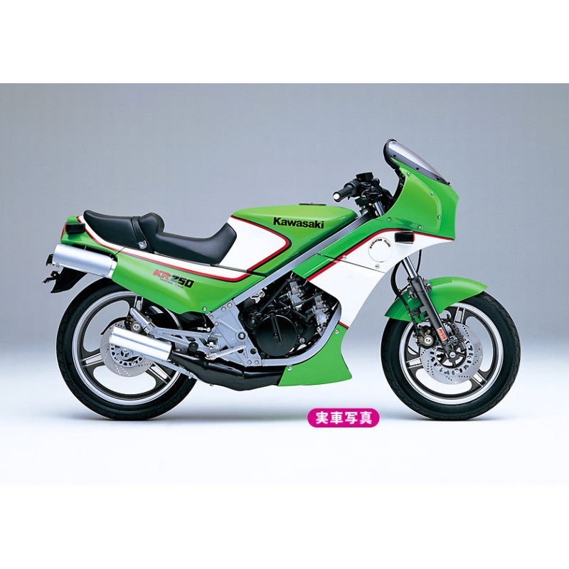 Збірна модель мотоцикл – Kawasaki KR250 (KR250A) – Hasegawa 21512
