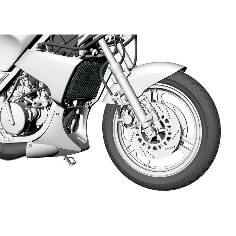 Збірна модель мотоцикл – Kawasaki KR250 (KR250A) – Hasegawa 21512