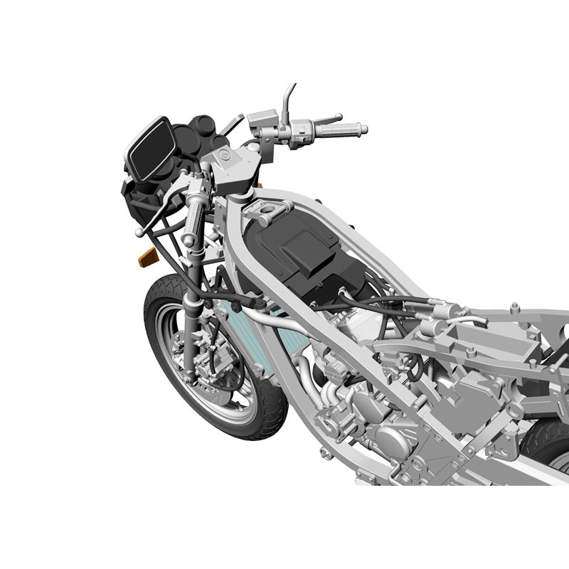 Збірна модель мотоцикл – Kawasaki KR250 (KR250A) – Hasegawa 21512