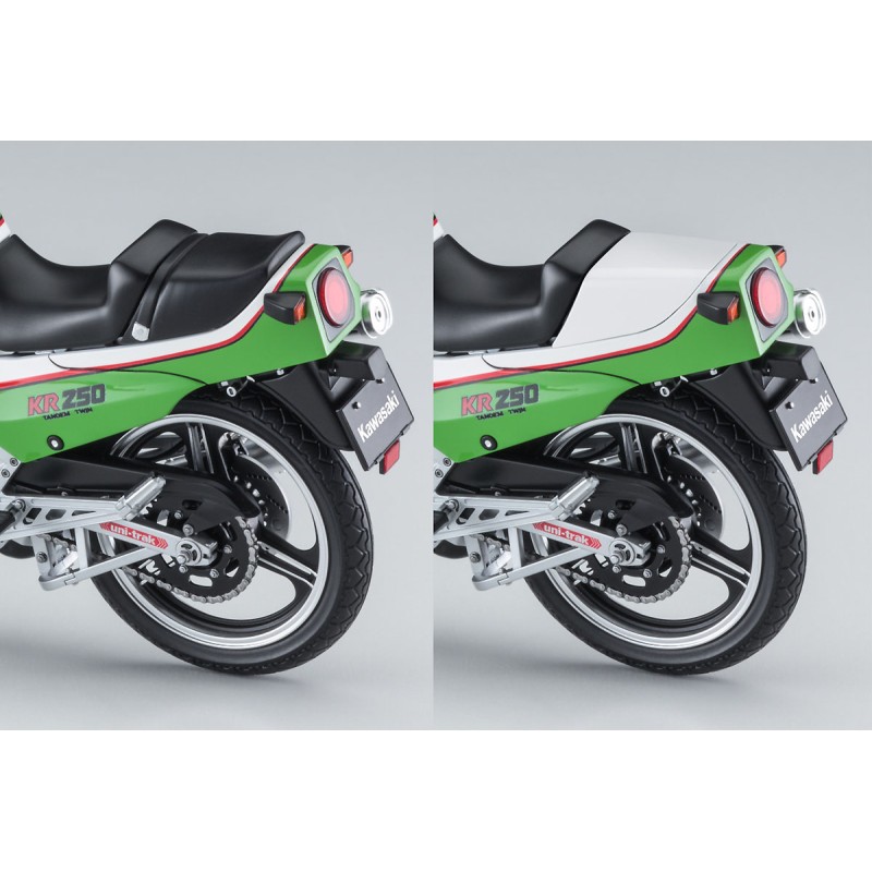 Збірна модель мотоцикл – Kawasaki KR250 (KR250A) – Hasegawa 21512