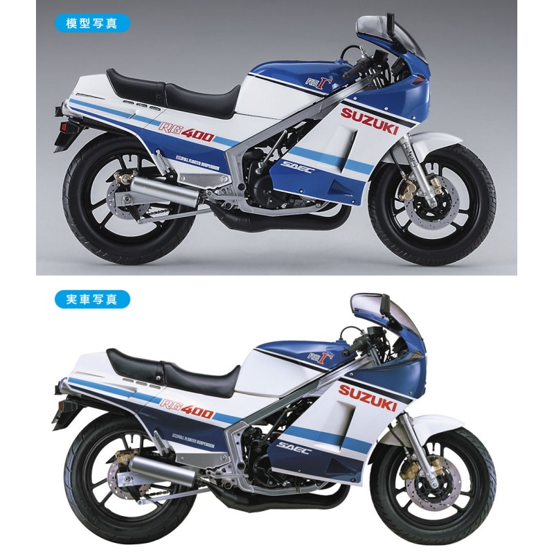 Збірна модель мотоцикл – SUZUKI RG400 EARLY VER. – Hasegawa 21509
