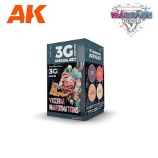 Набір фарб WARGAME COLOR SET ВІСЦЕРАЛЬНІ ПОРОКИ - AK