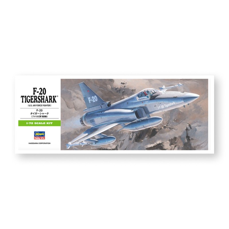Збірна модель літака літак – F-20 TIGERSHARK – Hasegawa 00233 1:72