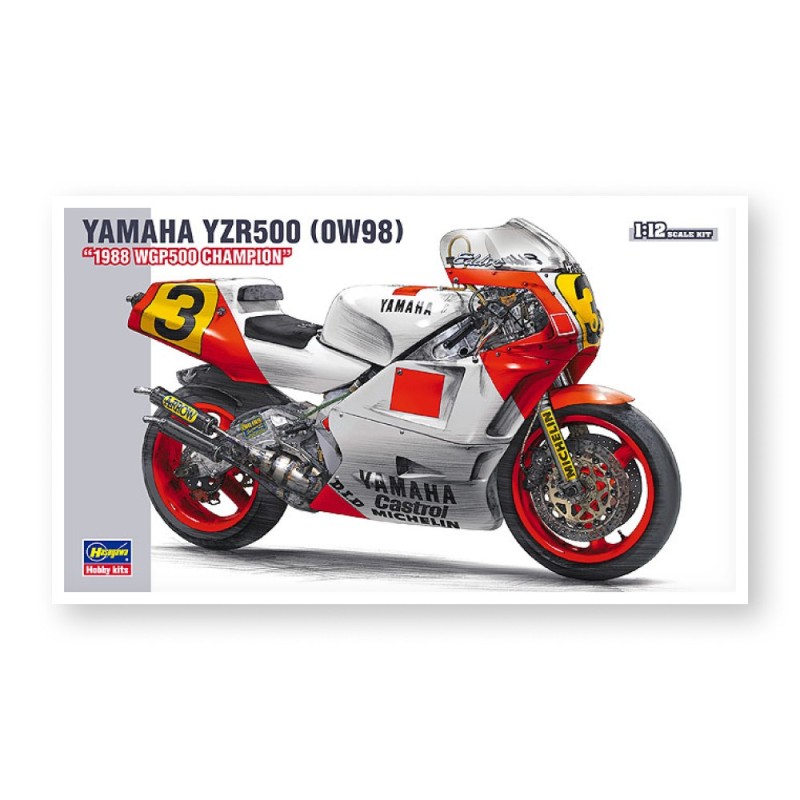 Збірна модель мотоцикл – YAMAHA YZR500″1988 WGP500 – Hasegawa 21503