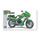 Збірна модель мотоцикл – Kawasaki KR250 (KR250A) – Hasegawa 21512
