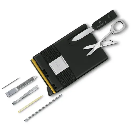 Ножі та мультитули Victorinox Картка-мультитул з картхолдером Victorinox SMARTCARD Wallet Delightful Gold 0.7250.38