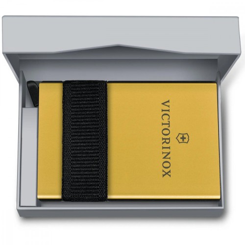 Ножі та мультитули Victorinox Картка-мультитул з картхолдером Victorinox SMARTCARD Wallet Delightful Gold 0.7250.38