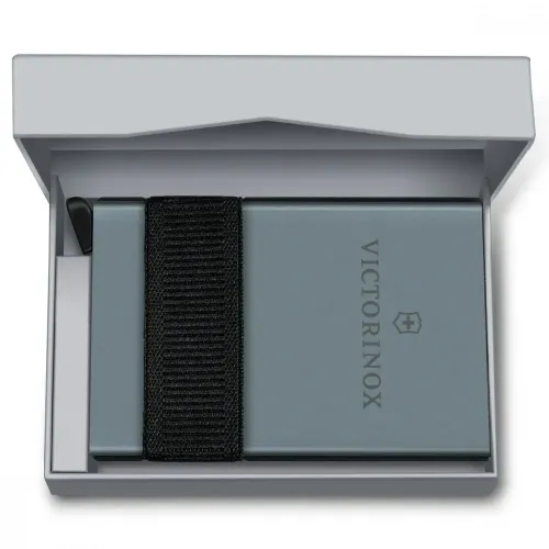 Ножі та мультитули Victorinox Картка-мультитул з картхолдером Victorinox SMARTCARD Wallet Sharp Gray 0.7250.36