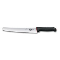 Ніж кондитерський Victorinox Dual Grip 26см хвил чорн 5.2933.26D