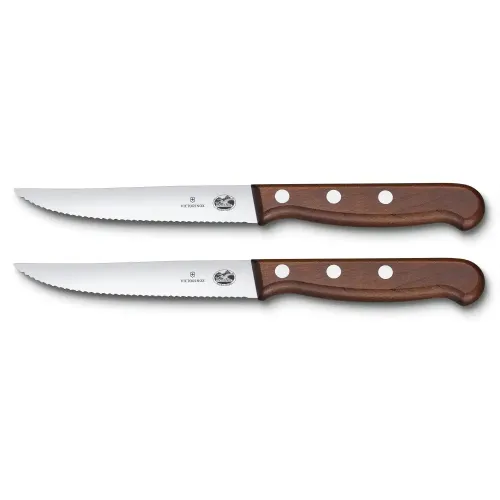 Кухонные наборы Ножи для стейка (2 шт) Victorinox WOOD Steak 5.1230.12G