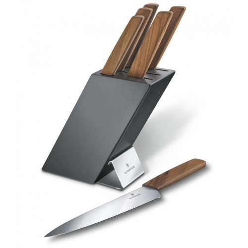 Кухонні набори Кухонний набір Victorinox Swiss Modern Cutlery Block 6.7186.6