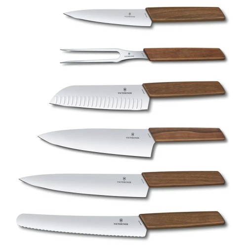 Кухонні набори Кухонний набір Victorinox Swiss Modern Cutlery Block 6.7186.6