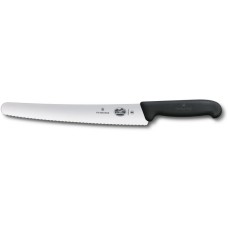 Кондитерський ніж Victorinox FIBROX 26см хвил чорн 5.2933.26