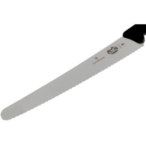 Кухонні ножі Кондитерський ніж Victorinox FIBROX 26см хвил чорн 5.2933.26 Кухонні ножі Кондитерський ніж Victorinox FIBROX 26см хвил чорн 5.2933.26