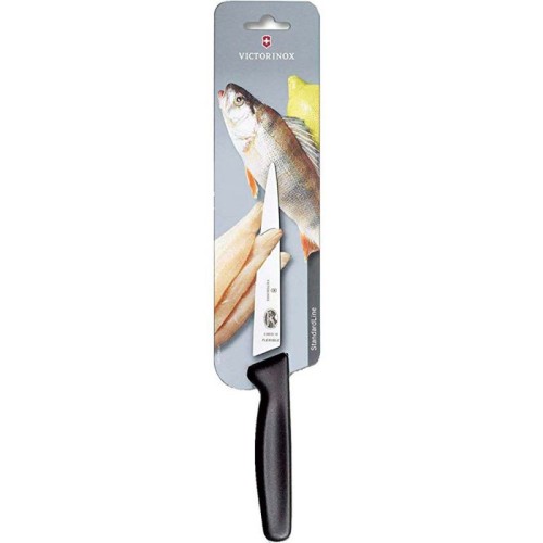 Кухонні ножі Філейний ніж Victorinox STANDARD Filleting Flexible 16см чорн 5.3803.16B