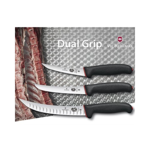 Кухонні ножі Обвалювальний ніж Victorinox DUAL GRIP Boning Flexible 15см чорн 5.6413.15D