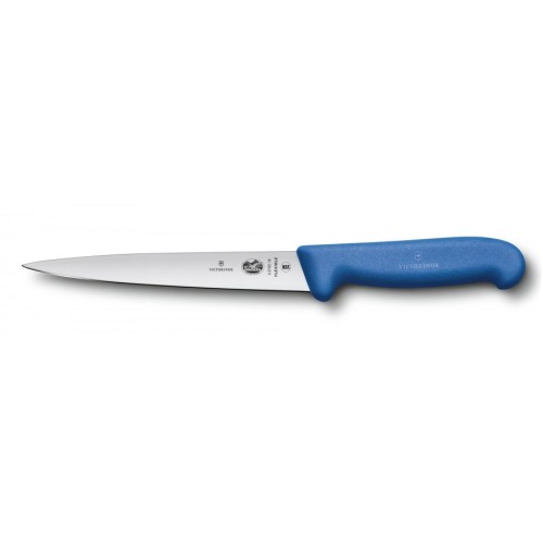 Кухонні ножі Філейний ніж Victorinox FIBROX Filleting Flexible 18см син 5.3702.18