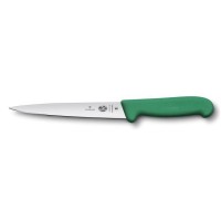 Філейний ніж Victorinox FIBROX Filleting Flexible 18см зелен 5.3704.18