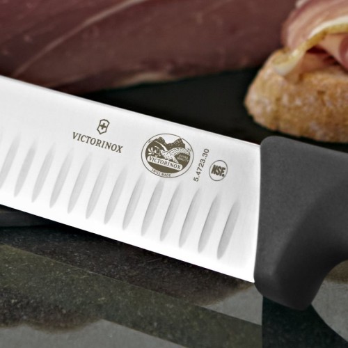 Кухонные ножи Ніж для нарізки Victorinox FIBROX 30см чорн 5.4723.30