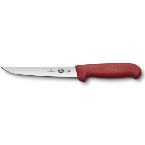 Кухонні ножі Обвалювальний ніж Victorinox FIBROX Boning 15см червон 5.6001.15