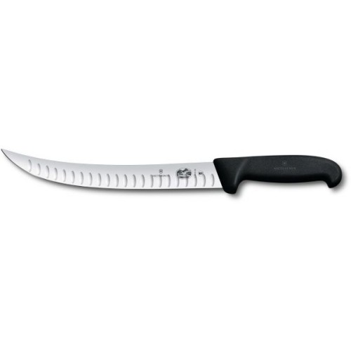Кухонні ножі Ніж м'ясника Victorinox FIBROX Butcher 25см чорн 5.7223.25