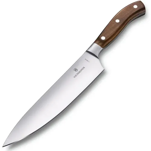 Кухонные ножи Кованый нож шеф-повара 22 см Victorinox GRAND MAITRE Wood Chef's 7.7400.22G