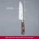 Кухонные ножи Кованый нож-сантоку 17 см Victorinox GRAND MAITRE Wood Santoku 7.7320.17G