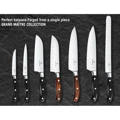 Кухонные ножи Кованый нож-сантоку 17 см Victorinox GRAND MAITRE Wood Santoku 7.7320.17G