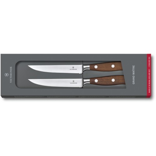 Кухонные наборы Набор кованых ножей для стейка (2 шт) Victorinox GRAND MAITRE Steak 7.7240.2W