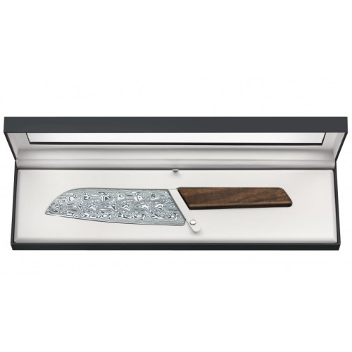 Кухонные ножи Ніж-сантоку Victorinox SWISS MODERN Damast 17см дерев’ян 6.9050.17J20