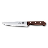 Обробний ніж Victorinox WOOD 18см хвил дерев’ян 5.1930.18
