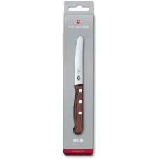 Ніж для томатів Victorinox WOOD Tomato & Table 11см хвил дерев’ян 5.0830.11G