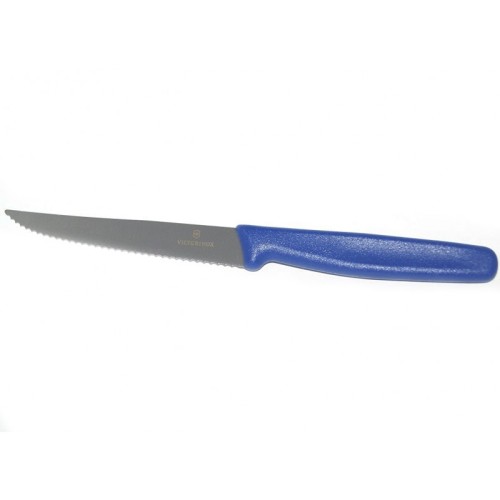 Кухонні ножі Ніж для стейка Victorinox STANDARD 11см хвил син 5.1232 Кухонні ножі Ніж для стейка Victorinox STANDARD 11см хвил син 5.1232