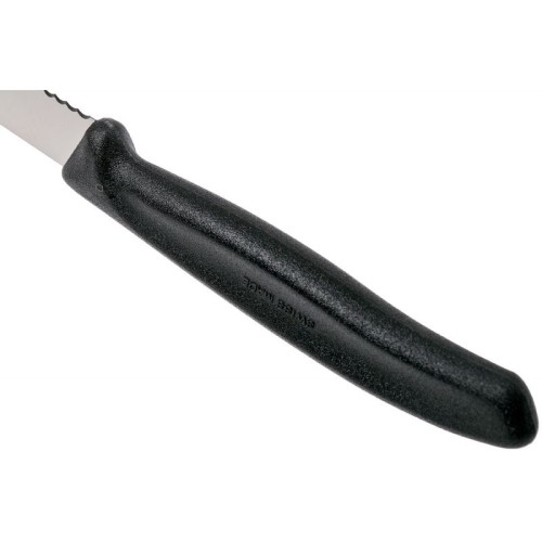 Кухонні ножі Ніж для томатів Victorinox SWISS CLASSIC Tomato&Table 11см хвил чорн 6.7833