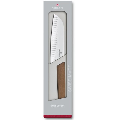 Кухонні ножі Ніж-сантоку Victorinox SWISS MODERN 17см дерев’ян 6.9050.17KG