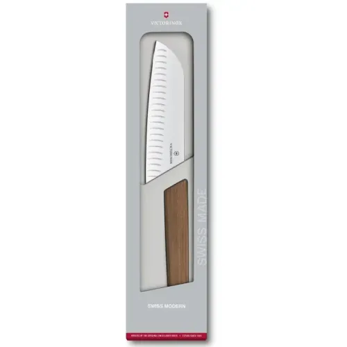 Кухонні ножі Ніж-сантоку Victorinox SWISS MODERN 17см дерев’ян 6.9050.17KG