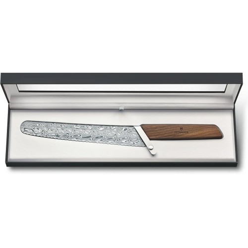 Кухонные ножи Лимитированный дамасский нож для хлеба Victorinox SWISS MODERN Damast Bread&Pastry 6.9070.22WJ21