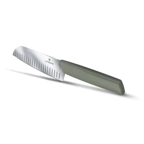 Кухонні ножі Ніж-сантоку Victorinox SWISS MODERN 17см зелен 6.9056.17K6B