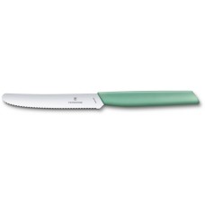 Нож серрейторный 11 см Victorinox SWISS MODERN Tomato&Sausage 6.9006.11W41