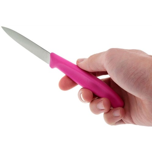 Кухонні ножі Ніж для чищення овочів Victorinox SWISS CLASSIC 8см рожев 6.7606.L115