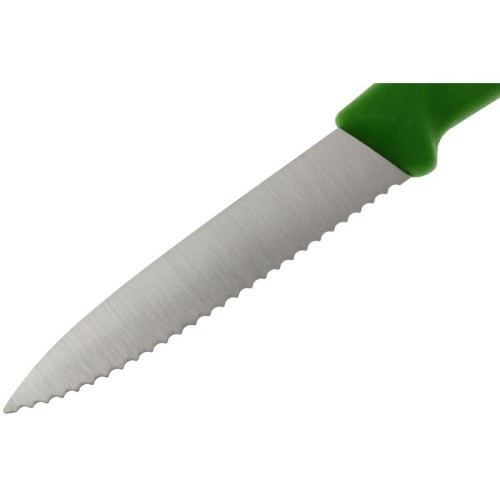 Кухонні ножі Ніж для чищення овочів Victorinox SWISS CLASSIC 8см хвил зелен 6.7636.L114