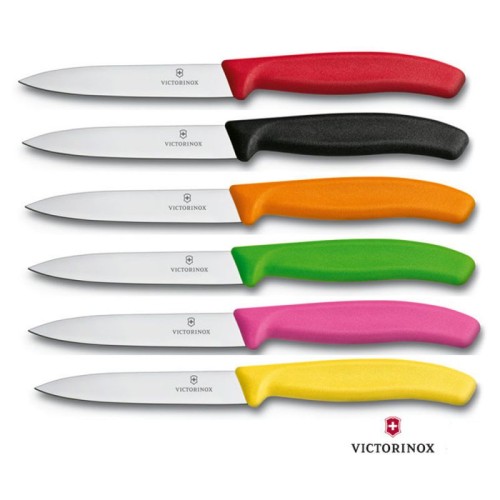 Кухонні ножі Ніж для чищення овочів Victorinox SWISS CLASSIC 10см зелен 6.7706.L114